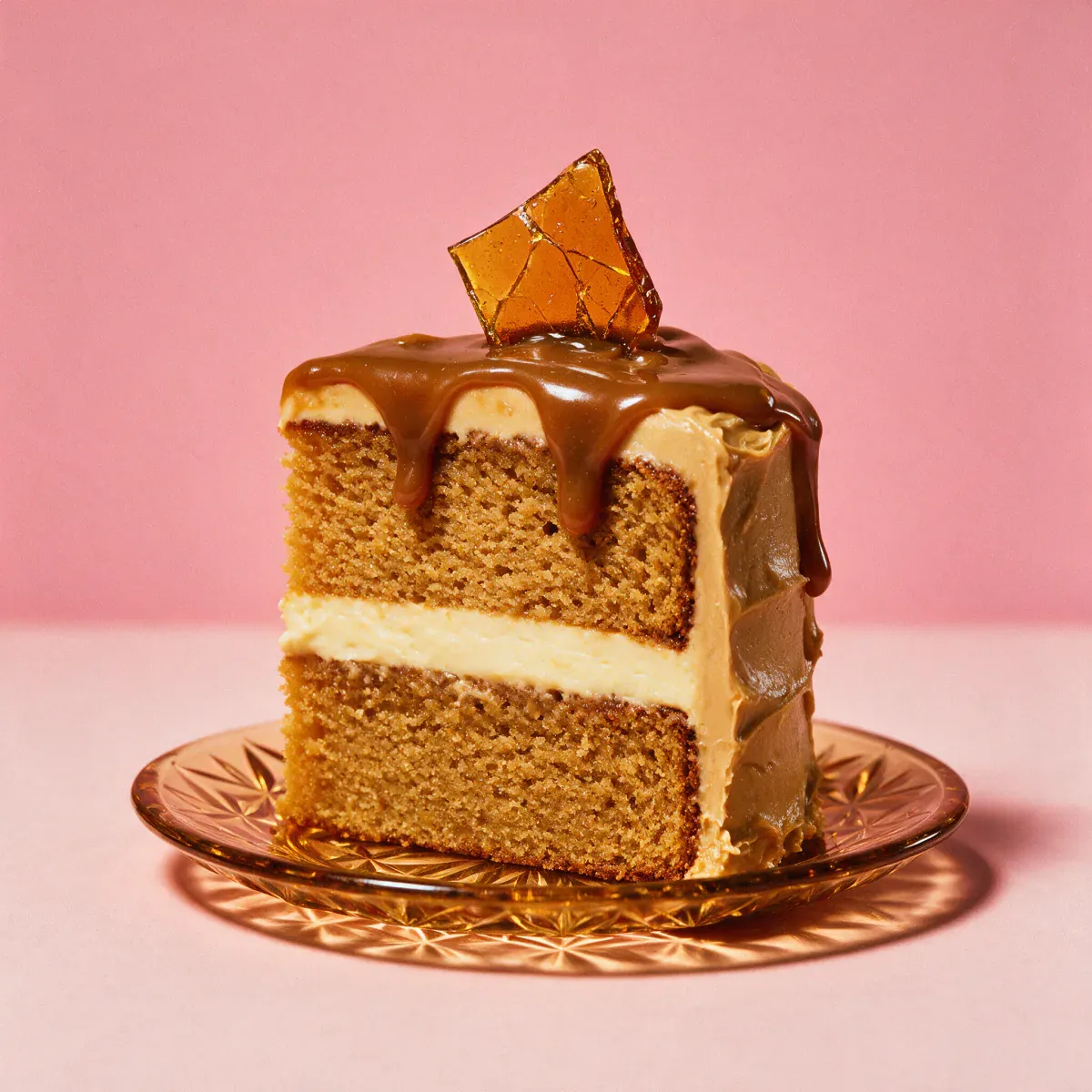 A slice of Butter Bar butterscotch mud cake