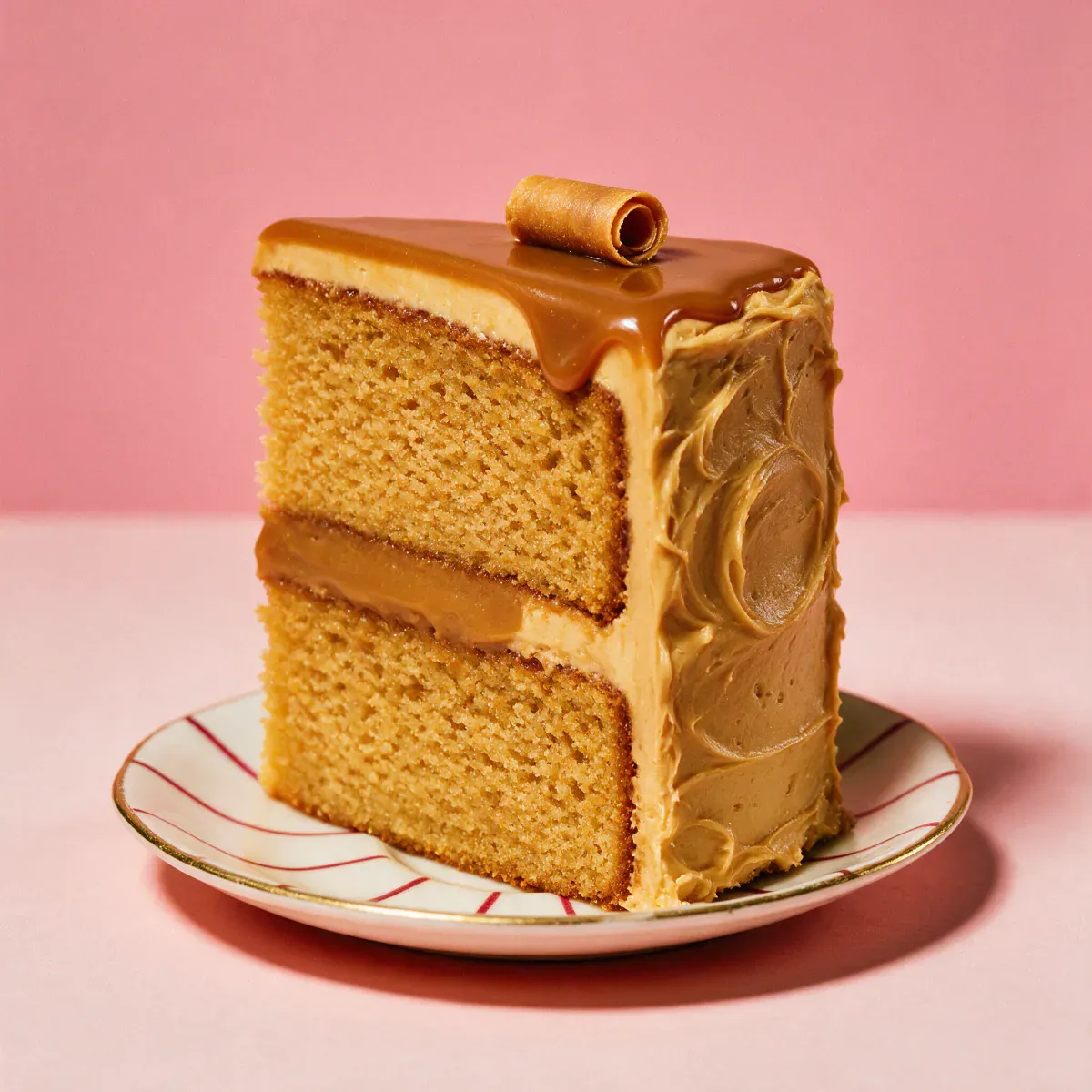 A slice of Butter Bar caramel mud cake