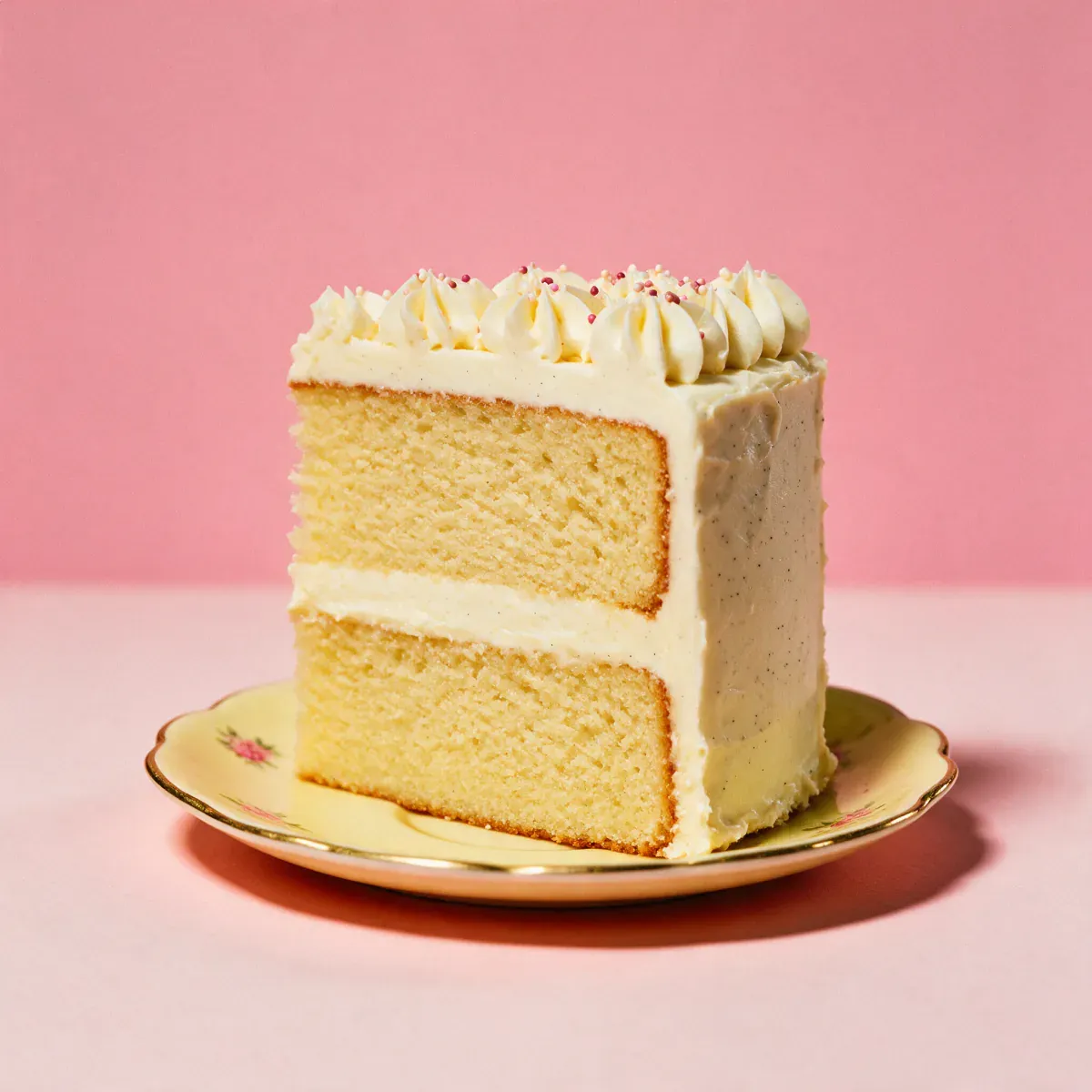 A slice of Butter Bar vanilla mud cake